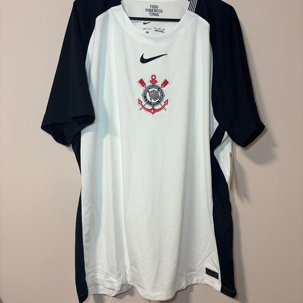 Nike corinthians paulista jersey white